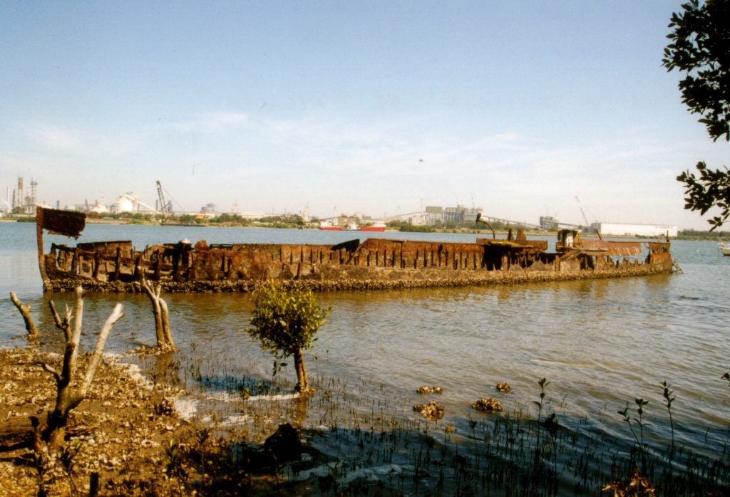 North Stockton Ship Graveyard, Newcastle, New South Wales (Nathan Richards Collection).