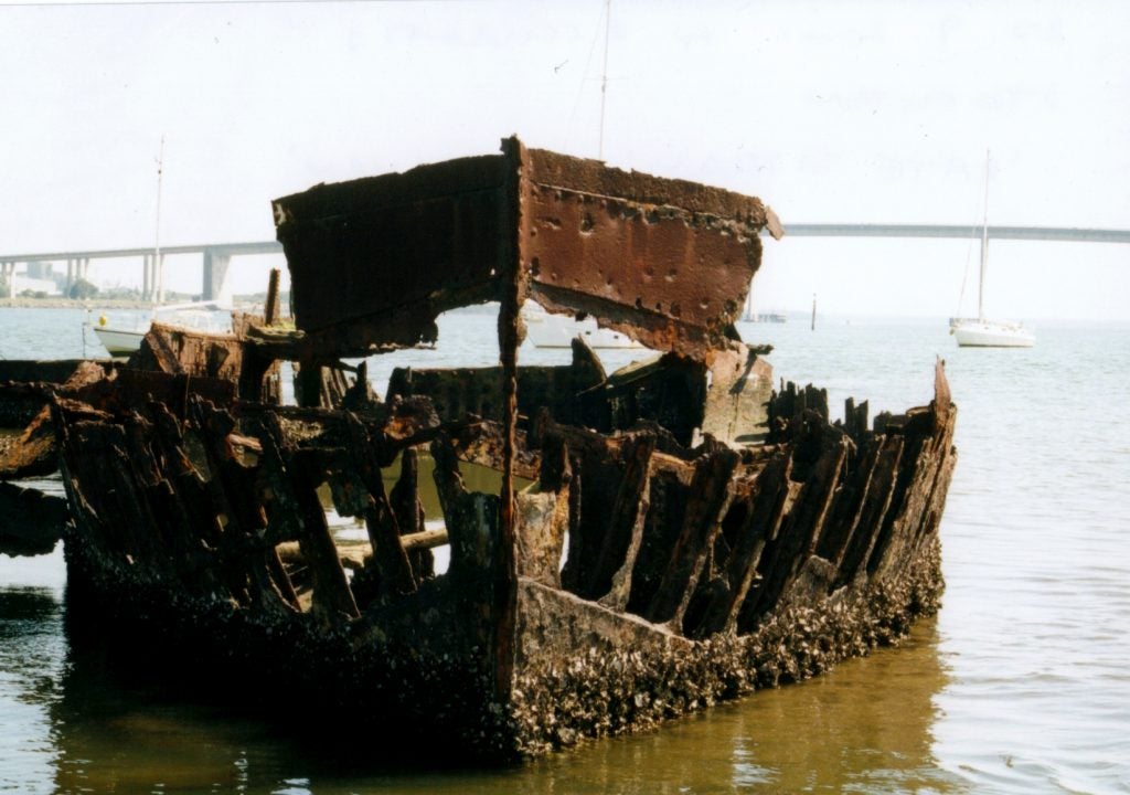 North Stockton Ship Graveyard, Newcastle, New South Wales (Nathan Richards Collection).