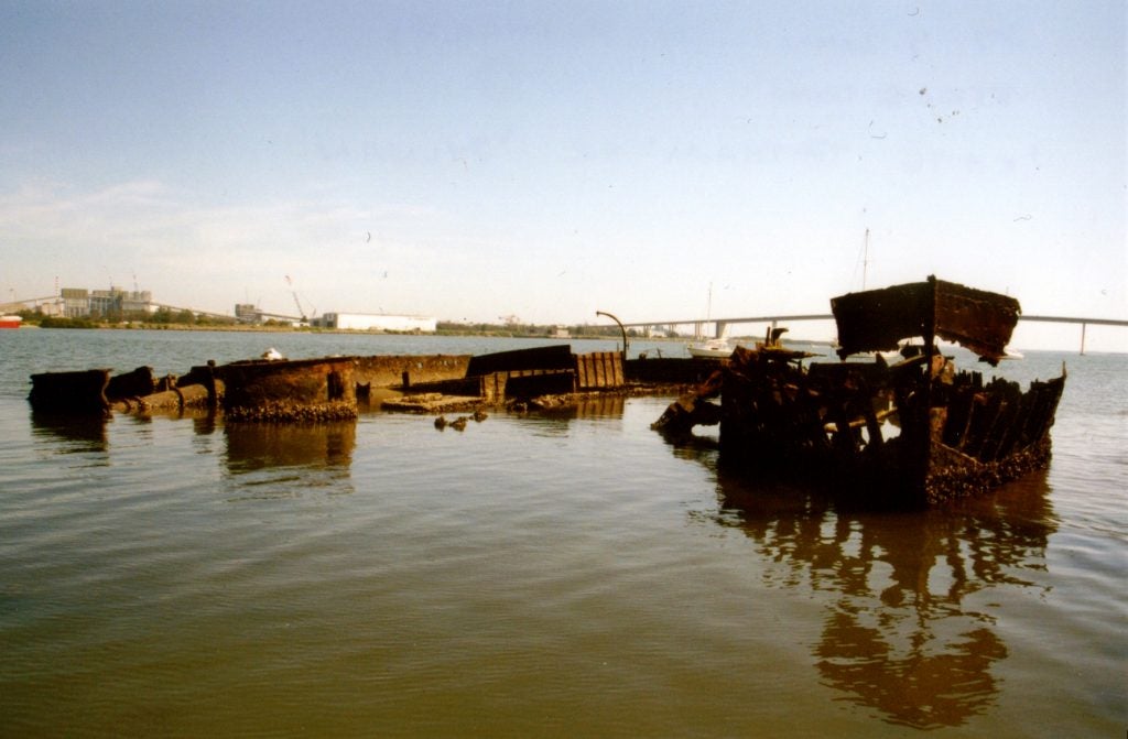 North Stockton Ship Graveyard, Newcastle, New South Wales (Nathan Richards Collection).