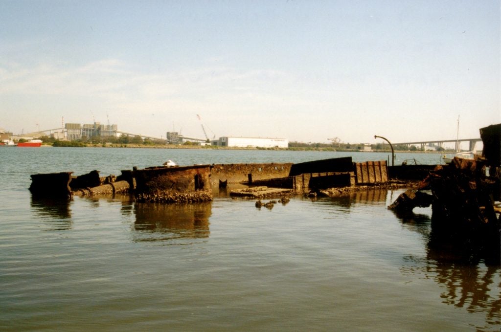 North Stockton Ship Graveyard, Newcastle, New South Wales (Nathan Richards Collection).