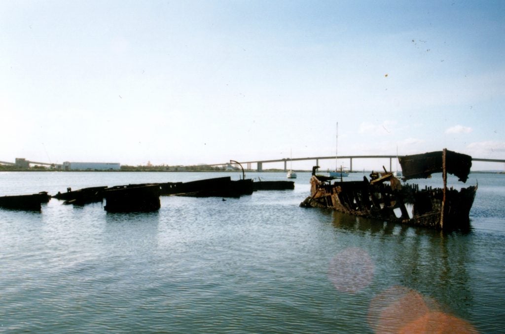 North Stockton Ship Graveyard, Newcastle, New South Wales (Nathan Richards Collection).