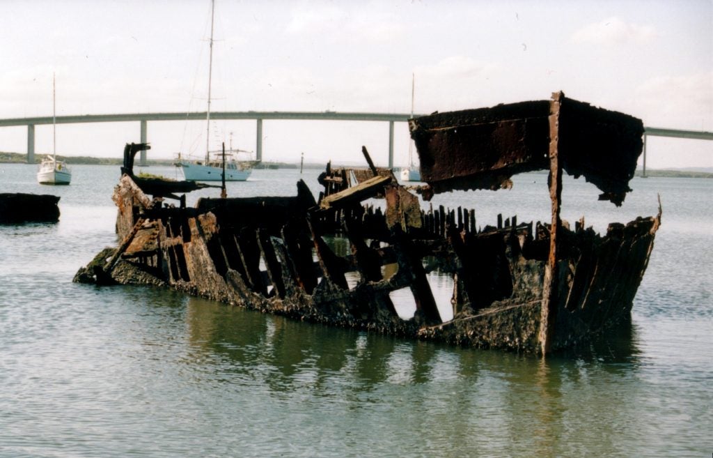 North Stockton Ship Graveyard, Newcastle, New South Wales (Nathan Richards Collection).