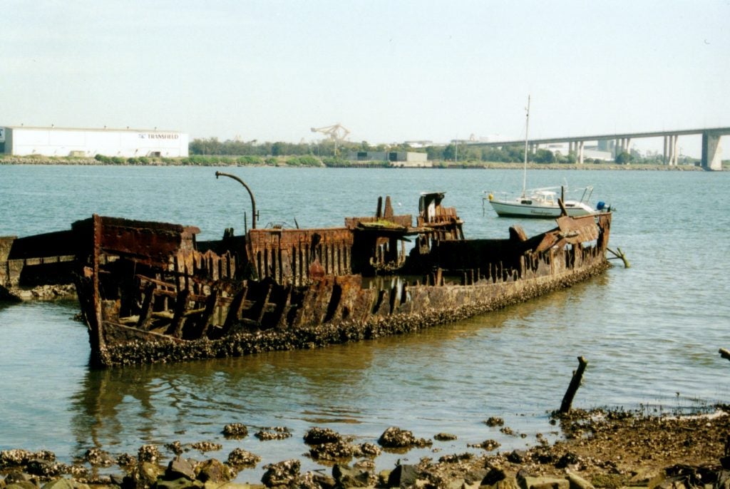 North Stockton Ship Graveyard, Newcastle, New South Wales (Nathan Richards Collection).