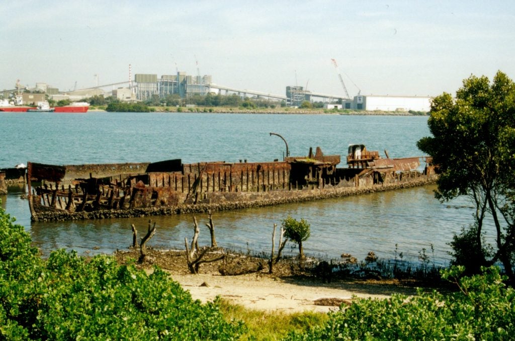 North Stockton Ship Graveyard, Newcastle, New South Wales (Nathan Richards Collection).