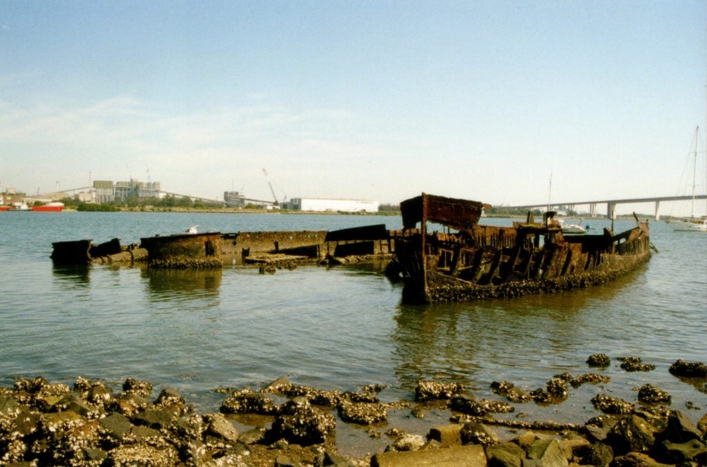 North Stockton Ship Graveyard, Newcastle, New South Wales (Nathan Richards Collection).