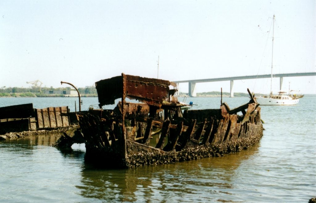 North Stockton Ship Graveyard, Newcastle, New South Wales (Nathan Richards Collection).