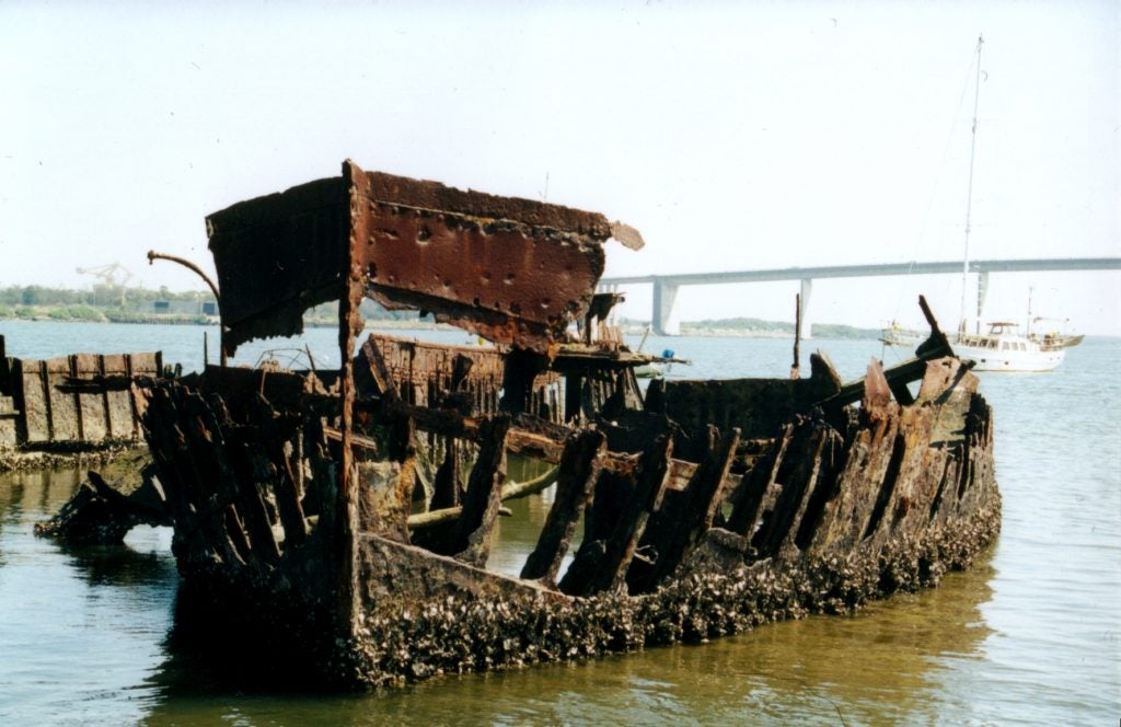 North Stockton Ship Graveyard, Newcastle, New South Wales (Nathan Richards Collection).