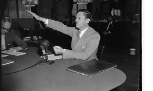 John Metcalfe before HUAC, August 12, 1938