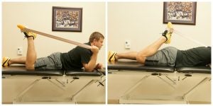 Prone Hip Flexor Stretch