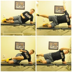 Side Plank with Running