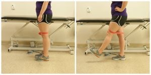 Standing Hip Flexion with TB