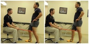 Terminal Knee Extension with Theraband