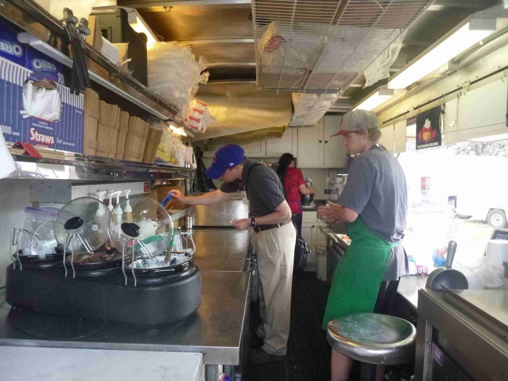 P1000153 - Temporary Food Vendor Inspection at the Ute 4th of July Powwow