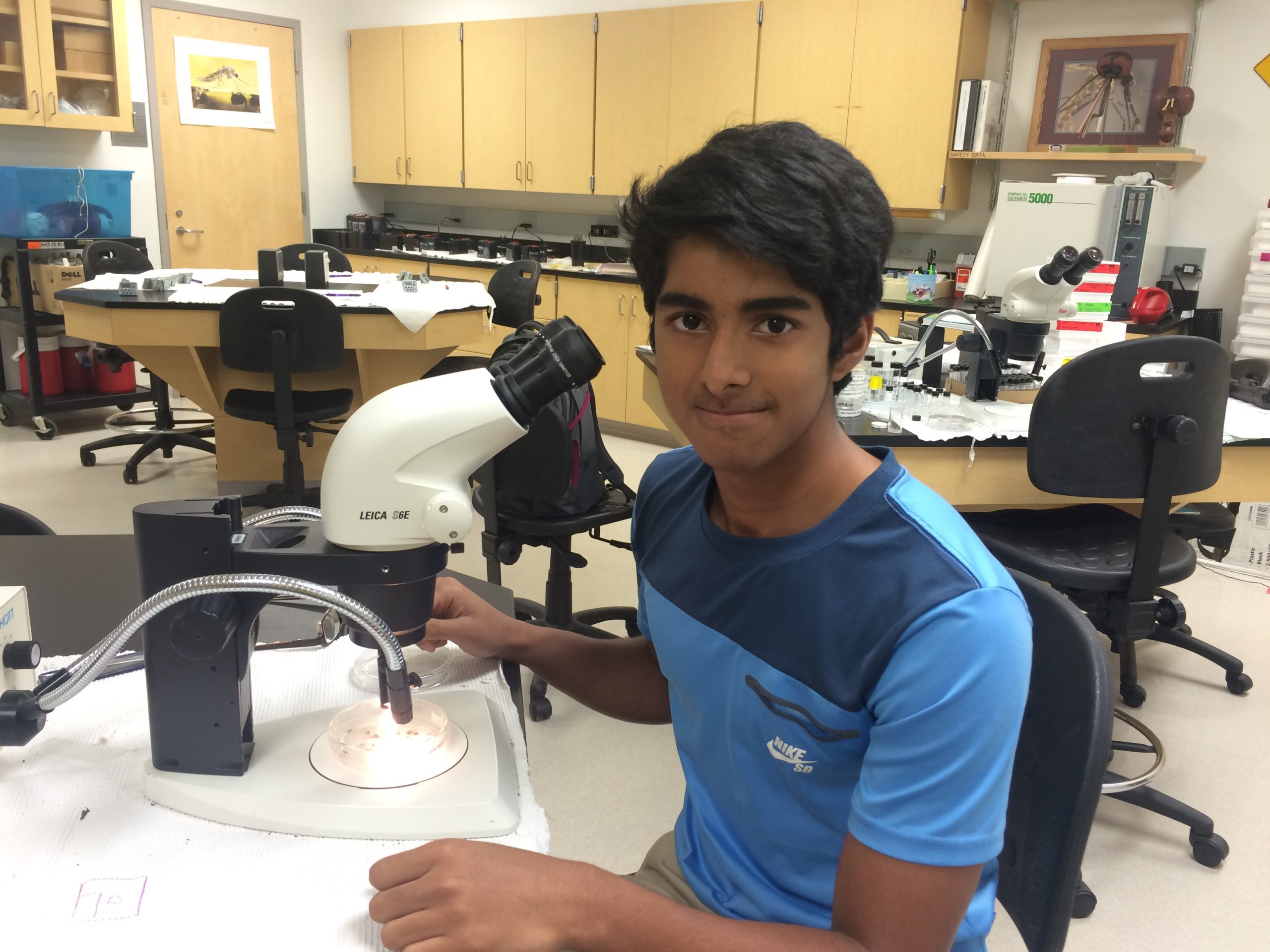 Read more about the article High School Student Volunteer Presents His ECU Research Experience