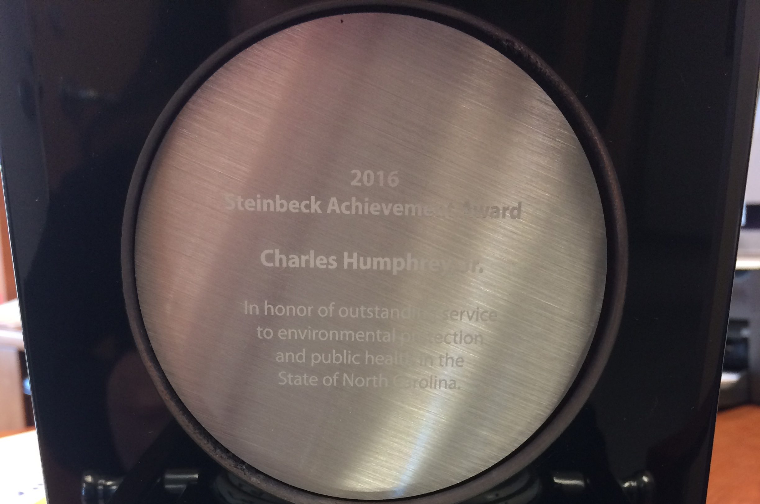 You are currently viewing Dr. Humphrey Presented and Awarded at the NC Onsite Water Protection Conference