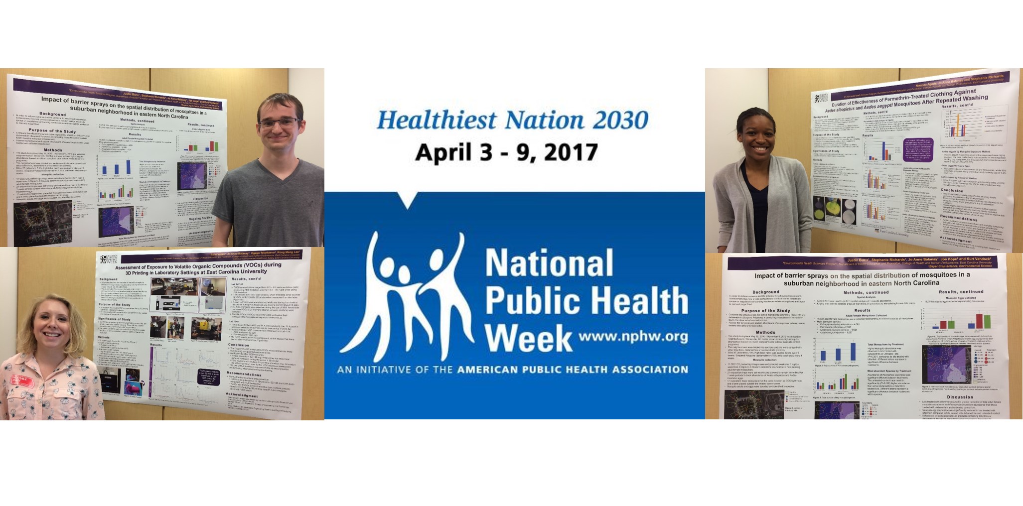 You are currently viewing EH Students Present at the ECU National Public Health Week 2017