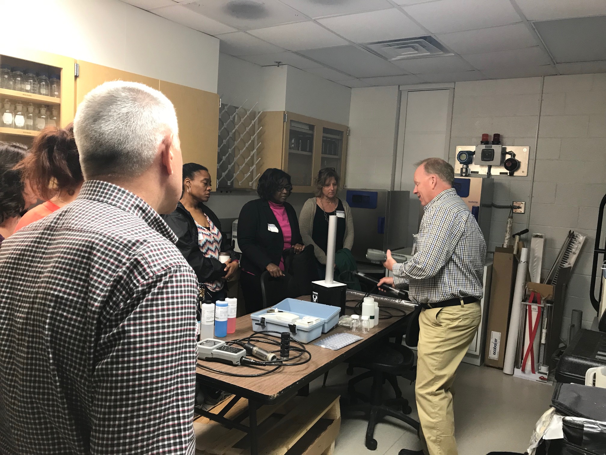You are currently viewing ECU EHS Program Conducts EH Lab Tour for High School Counselors