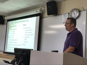 Read more about the article Tony Watson Speaks to the Industrial Hygiene Class