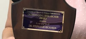 Read more about the article Dr. Richards is HHP Outstanding Researcher Awardee 2018-2019