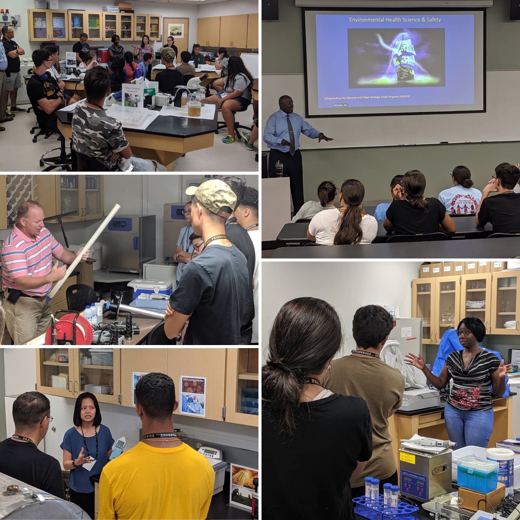 Read more about the article ECU EHS Program Conducts EH Lab Tour for High School Students