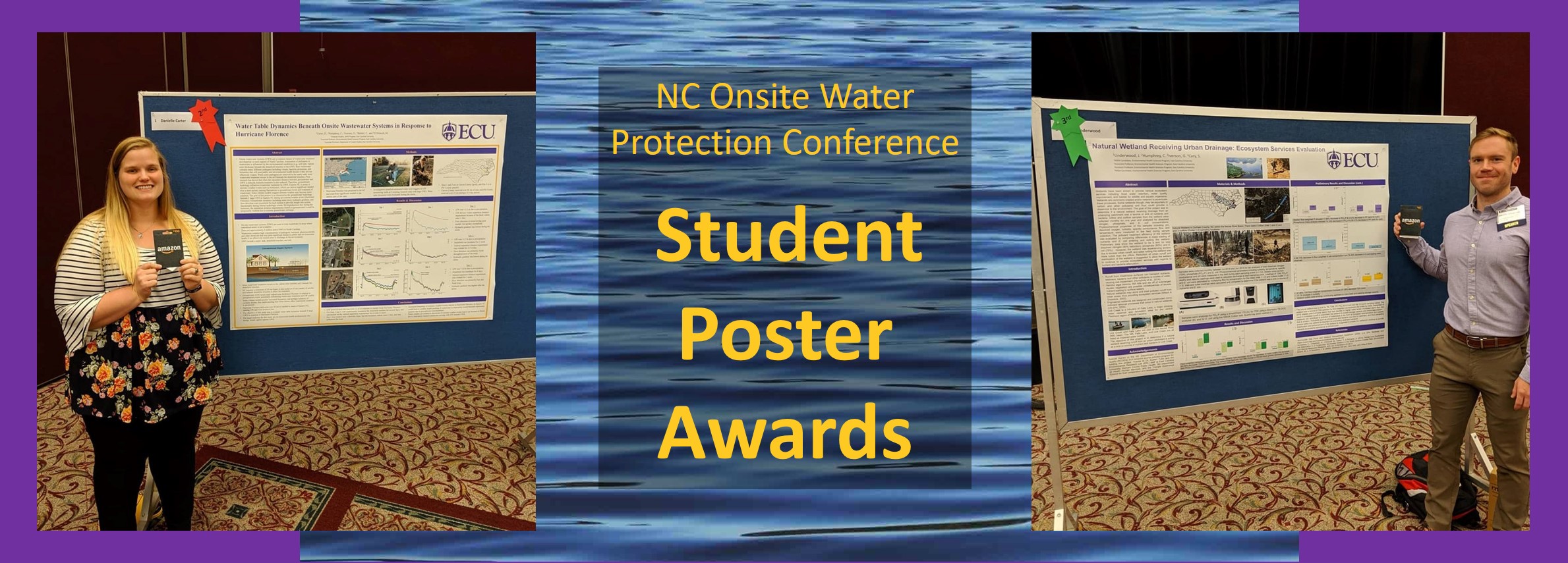 You are currently viewing ECU Environmental Health Students Receive Poster Awards at Water Conference