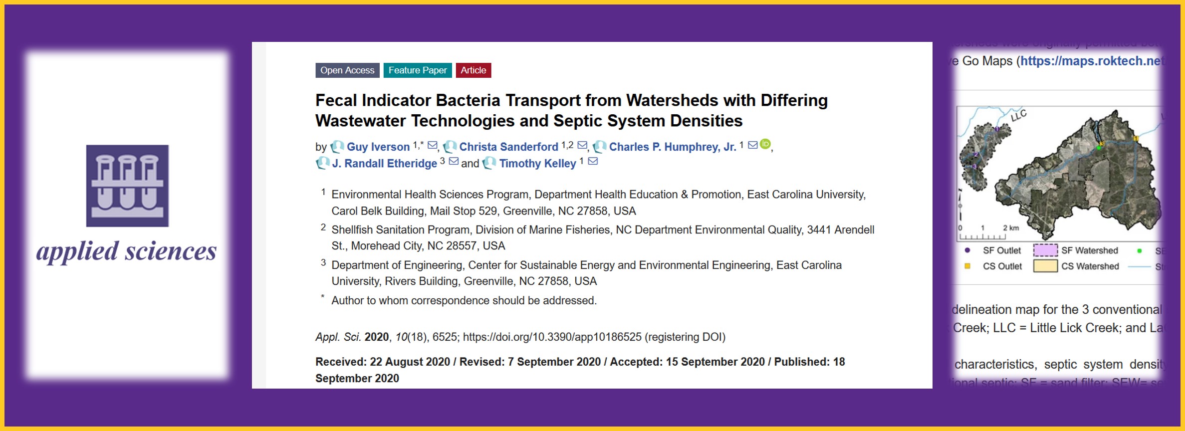 You are currently viewing Fecal Indicator Bacteria Transport from Watersheds with Differing Wastewater Technologies and Septic System Densities