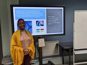 Read more about the article Ms. White Defends DrPH-EOH Dissertation on COVID-19 Surveillance and Mitigation