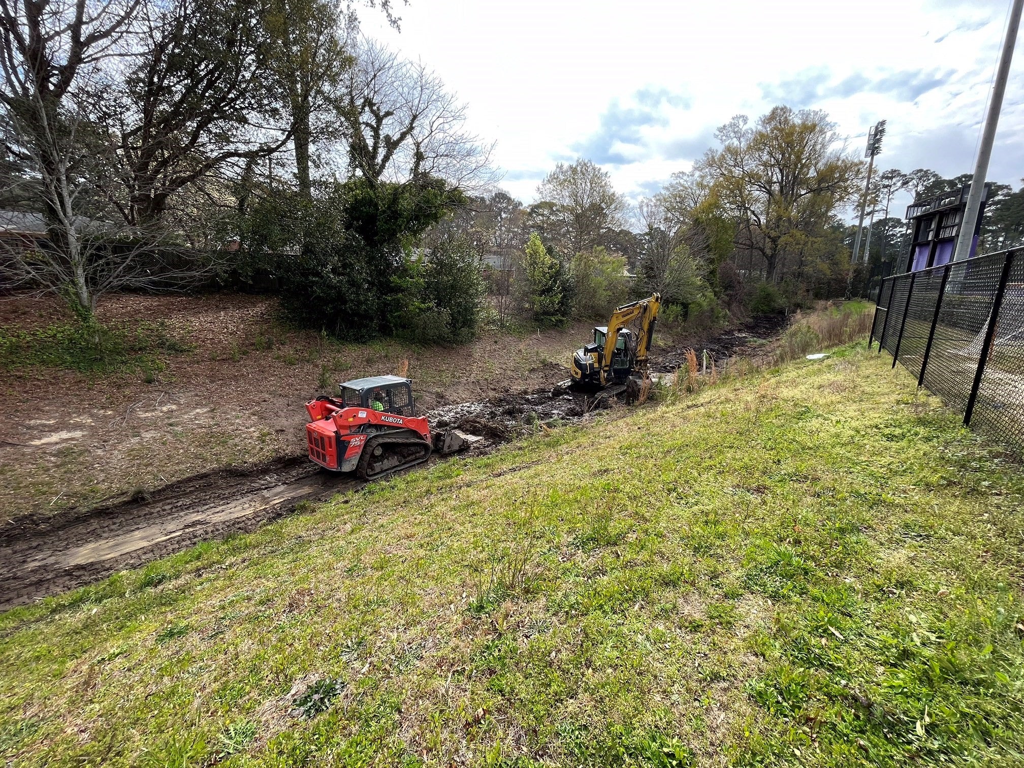 Read more about the article Construction of Stormwater Wetland