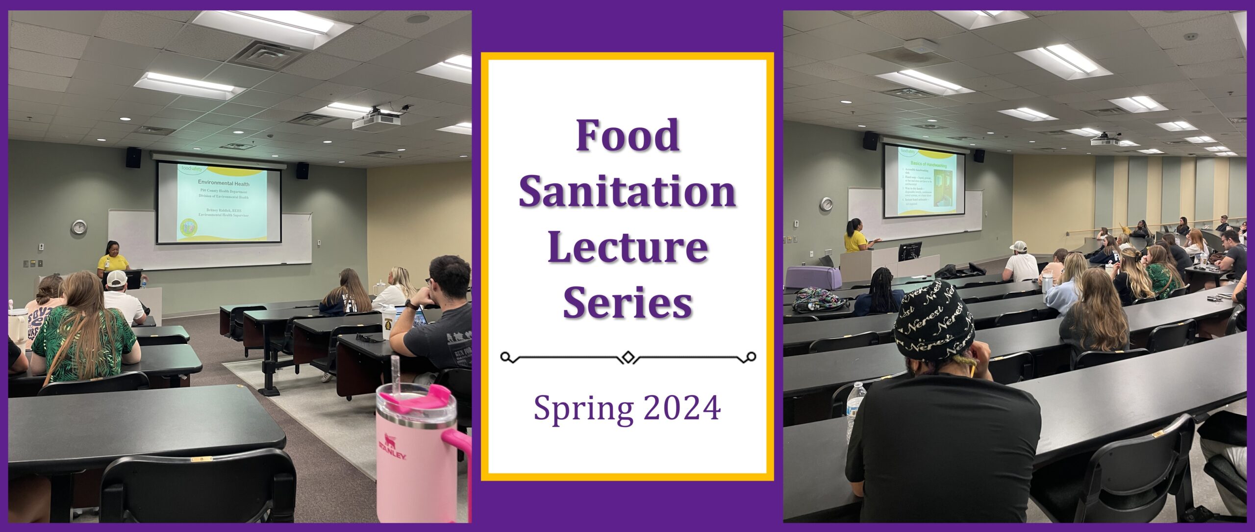 Read more about the article Food Sanitation Lecture Series, Spring 2024: Ms. Riddick as Guest Speaker
