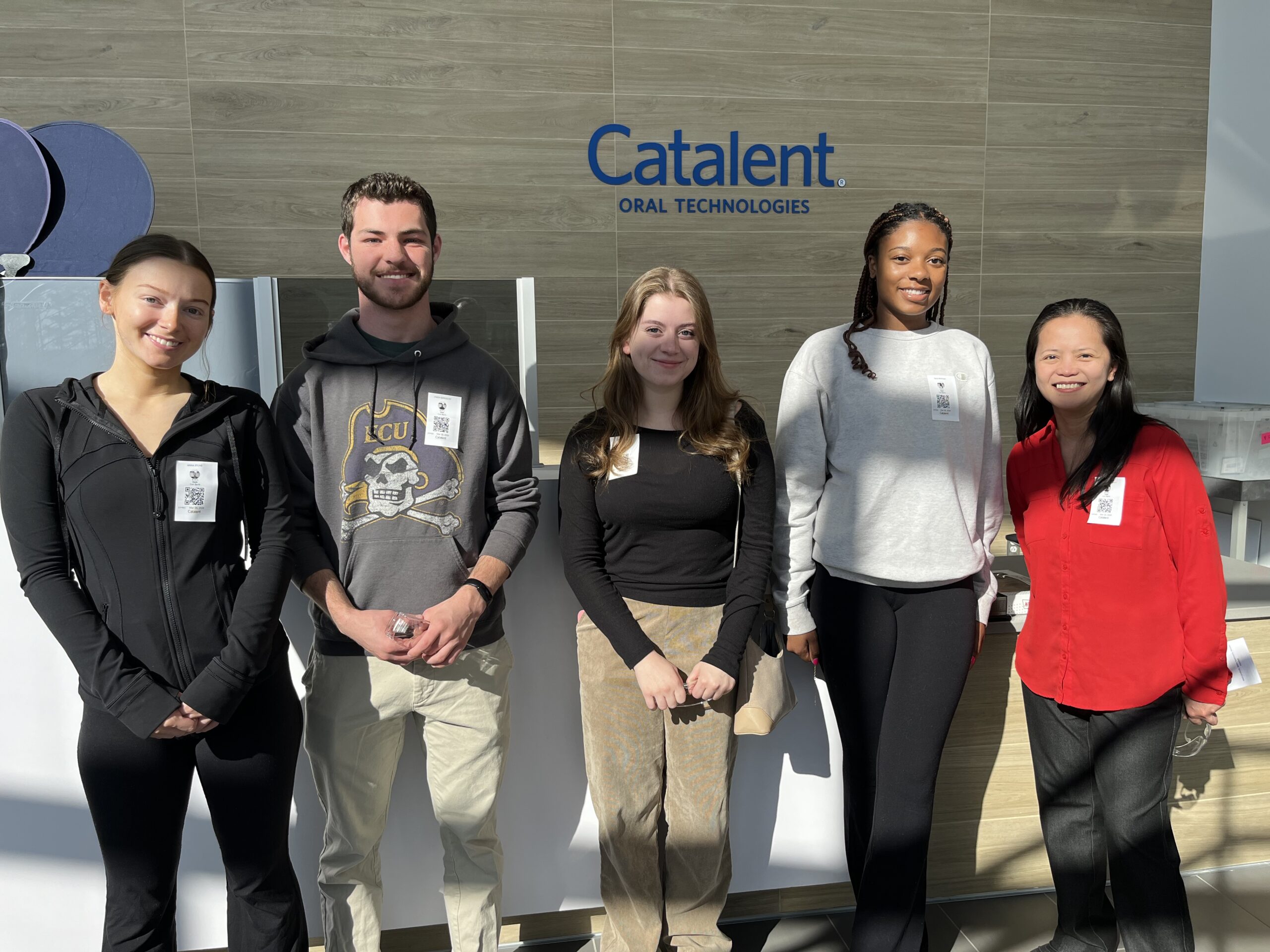 You are currently viewing ECU Environmental Health Students at Catalent for Site Tour