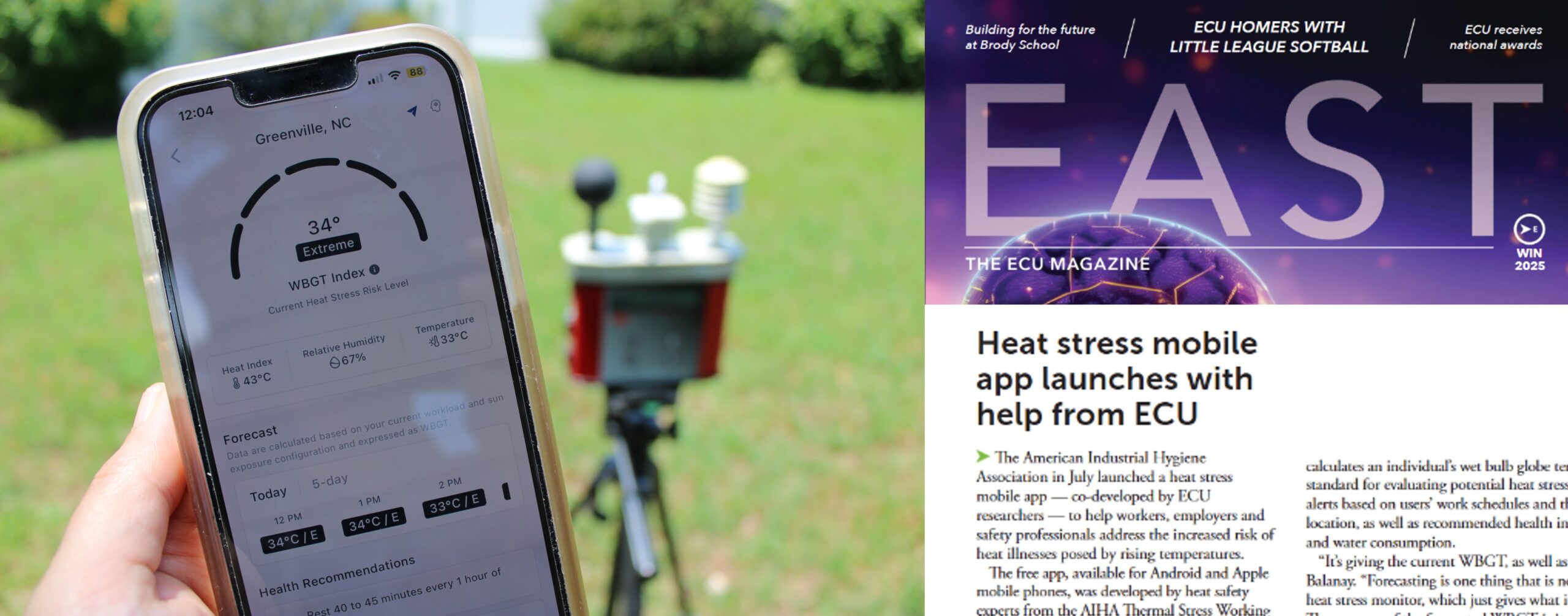 Read more about the article Dr. Balanay Featured in East Magazine for Heat Stress App