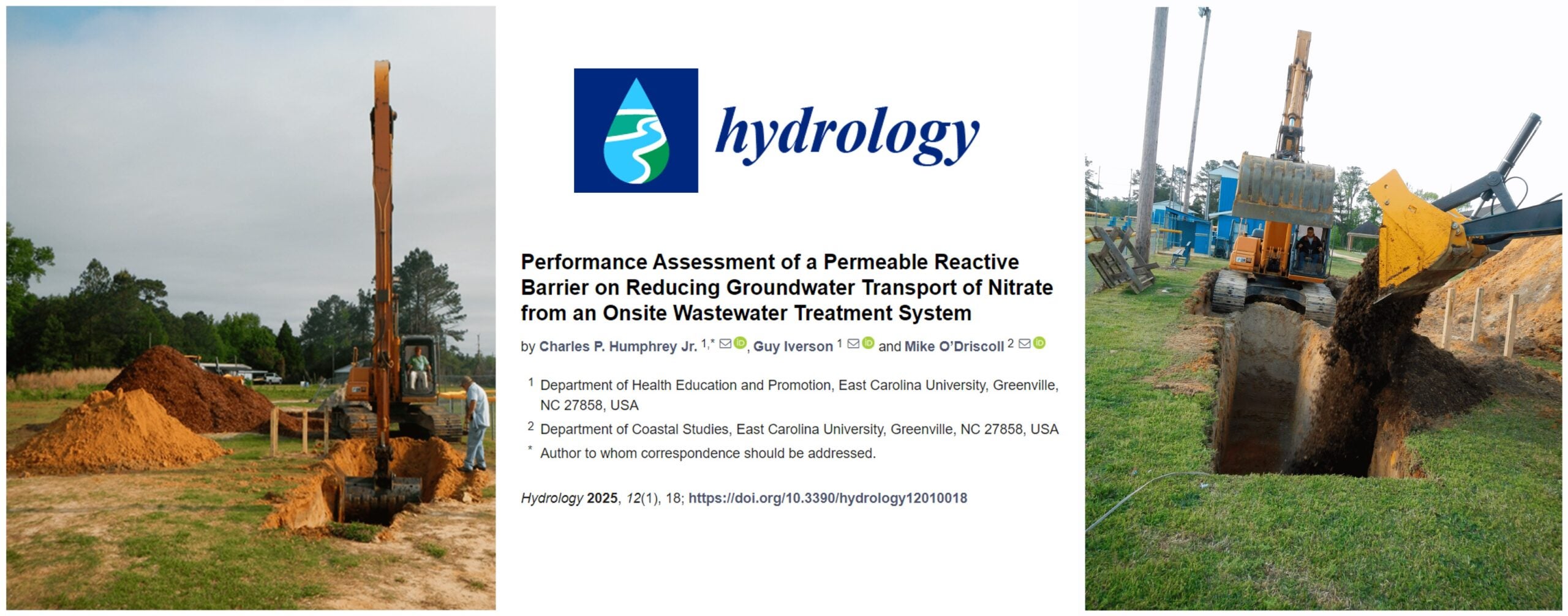 Read more about the article Performance Assessment of a Permeable Reactive Barrier on Reducing Groundwater Transport of Nitrate from an Onsite Wastewater Treatment System