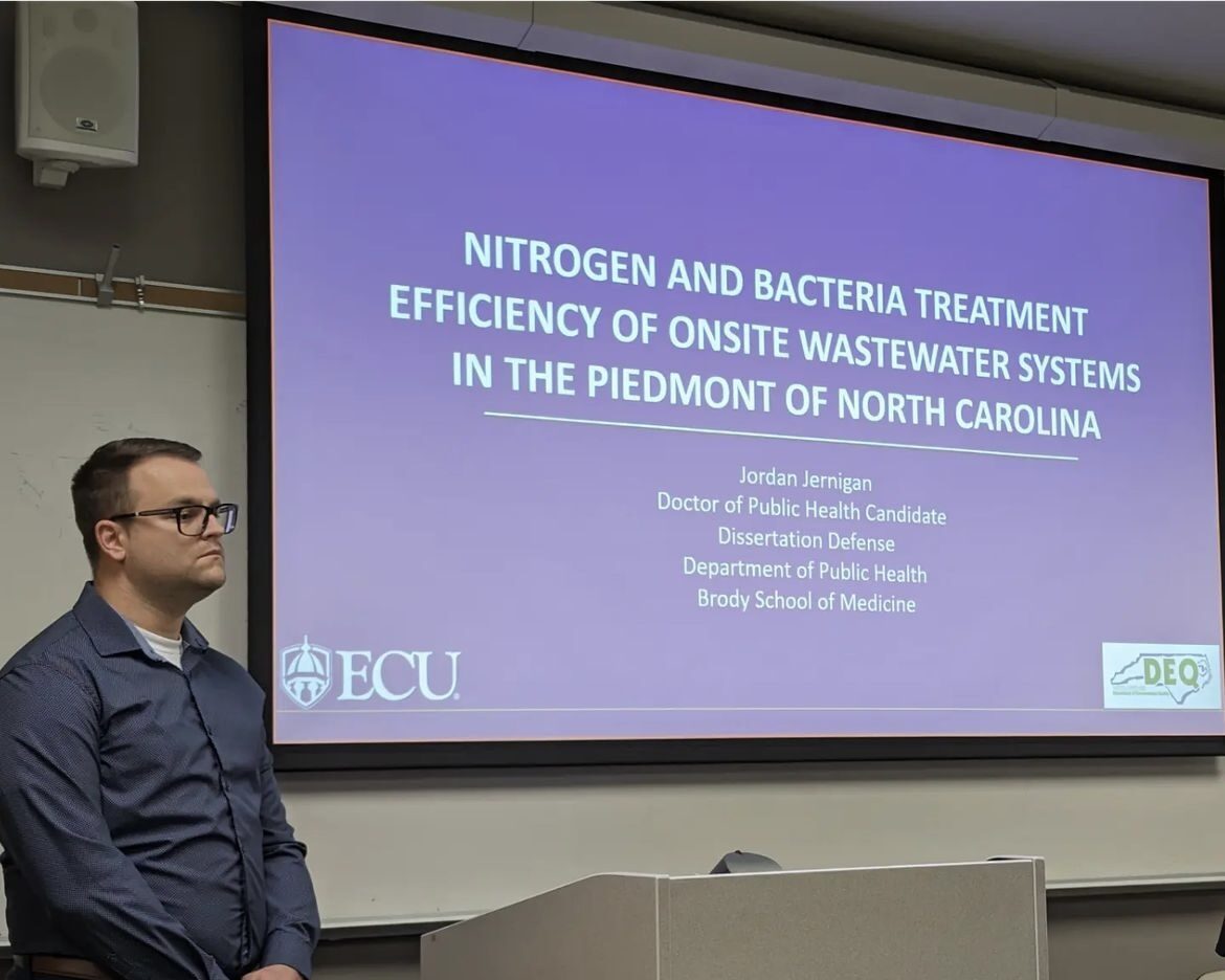 Read more about the article DrPH-EOH Candidate Defends Dissertation on Onsite Wastewater Treatment