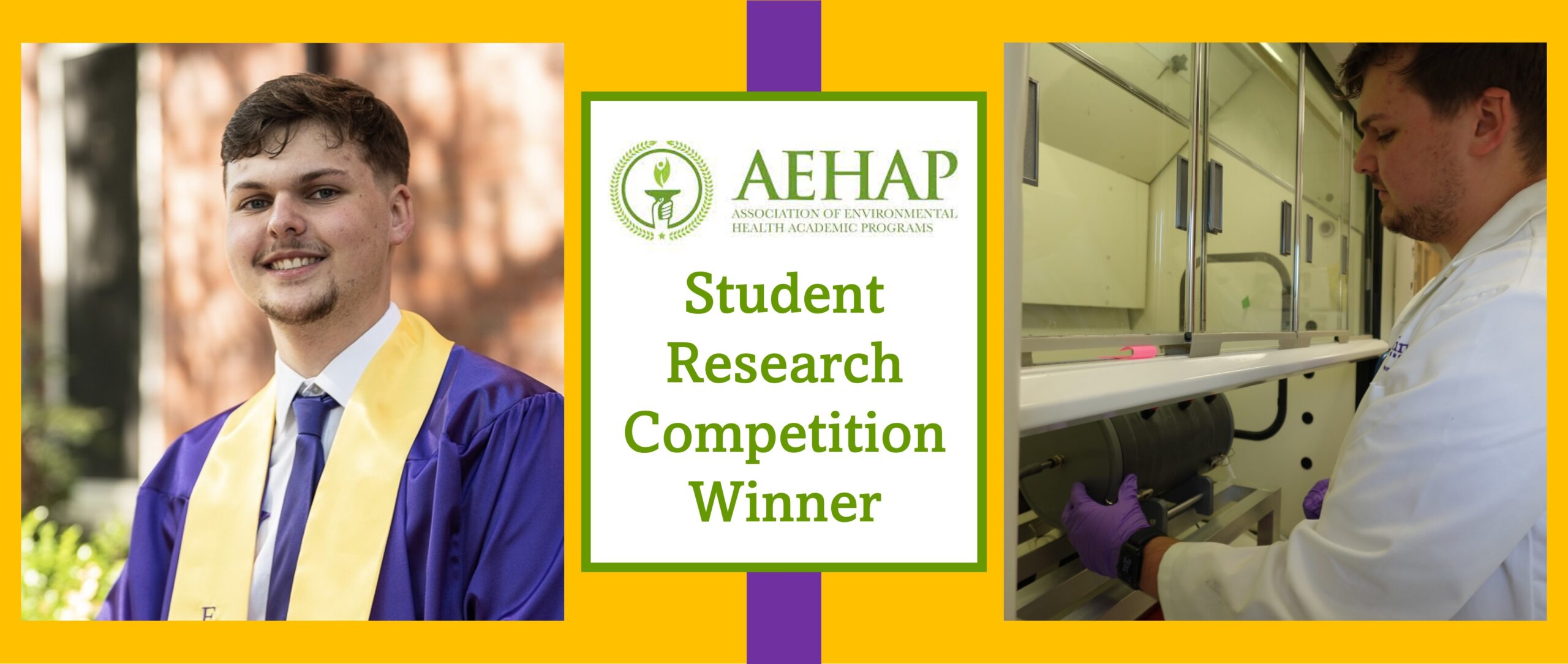 Read more about the article MS Environmental Health Student Receives the AEHAP Student Research Competition Award 2024