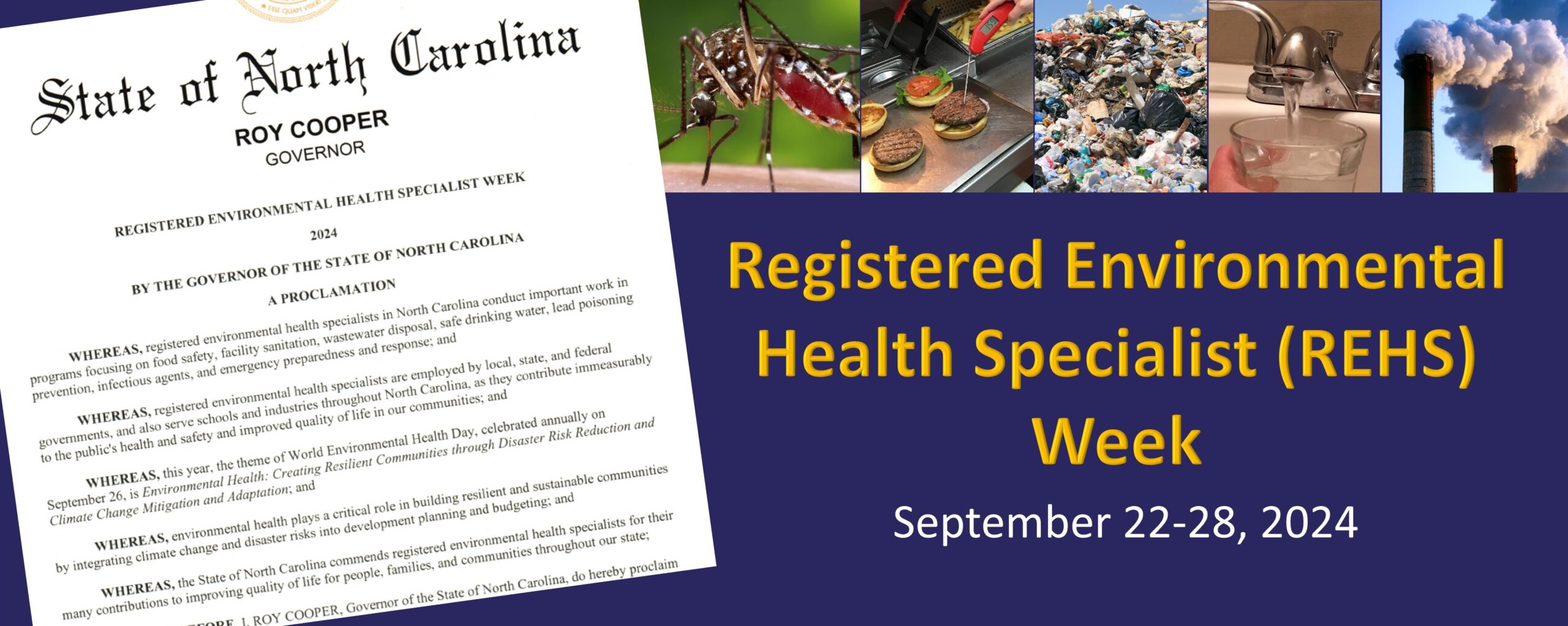 You are currently viewing Registered Environmental Health Specialist (REHS) Week 2024 Proclaimed by NC Governor