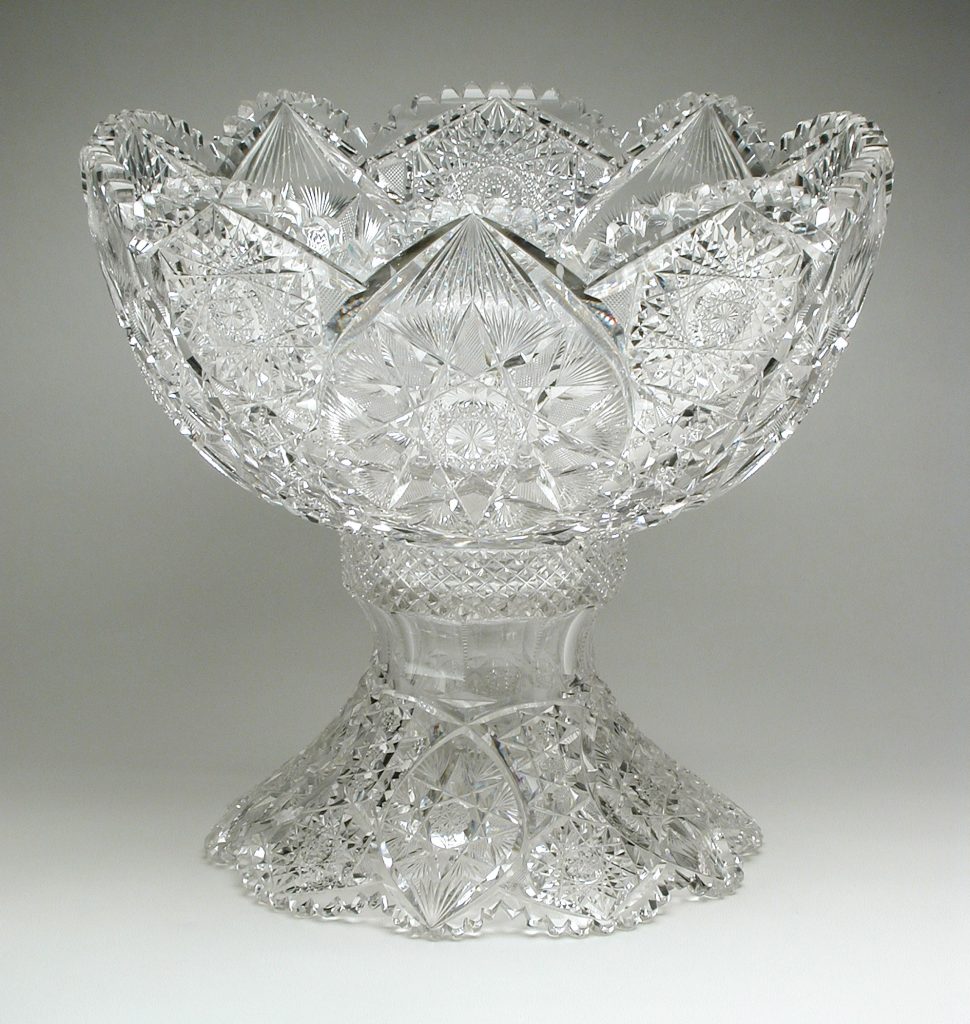 Example of a Cut Glass Bowl (Credit: Wikimedia commons)