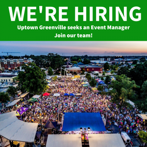 Uptown Greenville seeks an Event Manager!
